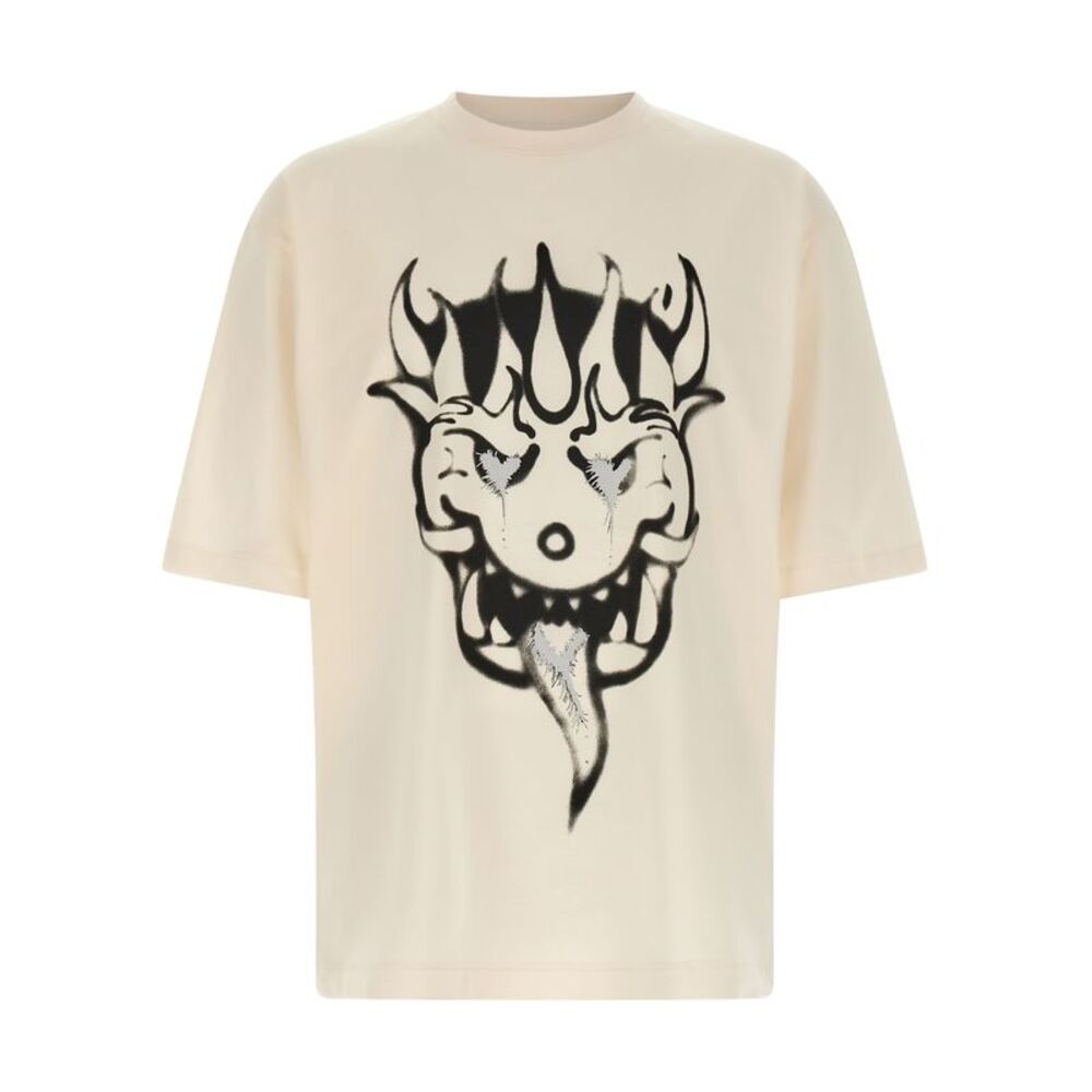 Y-3 White Cotton Men's T-Shirt